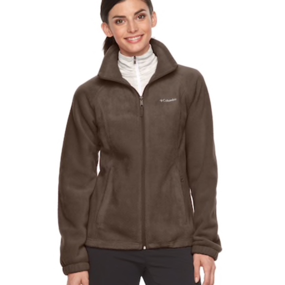women's columbia three lakes plaid fleece jacket